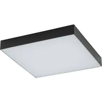 Licht-Erlebnisse LED Deckenlampe 30 cm breit Schwarz quadratisch neutralweißes
