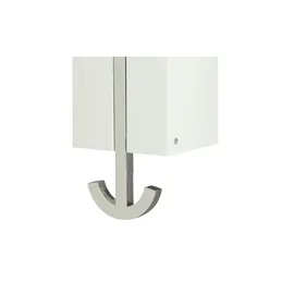 Sconto Klapphaken Priepert - weiß - Maße cm B: 6 H: 6 T: 10.0