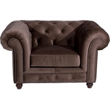 Max Winzer Chesterfield-Sessel Old England«, braun