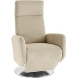 sit&more TV-Sessel Kobra Mikrofaser 71 x 110 x 82 cm Beige