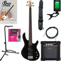 Cort Action PJ E-Bass Open Pore Black