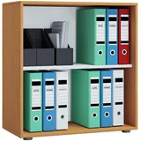 VCM my office Aktenregal Lona L buche 70,0 x 37,0 x 74,0 cm