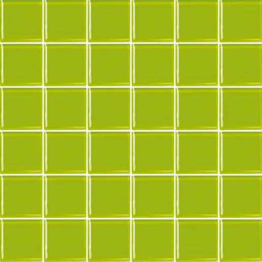 Premium Mosaic Glasmosaik grün 31x31 cm glanz MOS50PI