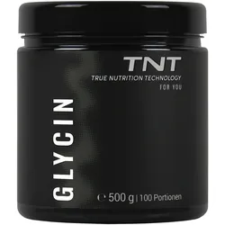 TNT Glycin Pulver frei von Zusatzstoffen und Allergenen. Süßer Geschmack