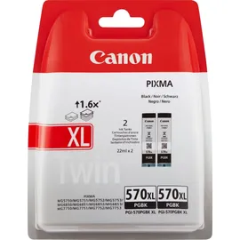 Canon PGI-570XL pigmentiertes schwarz 2er Pack