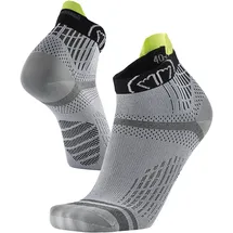 SIDAS Run Feel Socken 2 Paar Grau/Schwarz 39-40