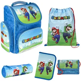 Undercover Super Mario 5-tlg. blau