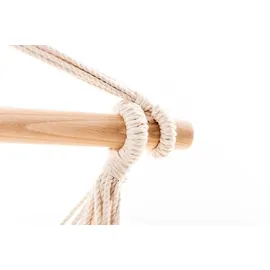 Jet-Line Hängematte Relax IV beige aus 100 % Baumwolle Hängesessel Hängestuhl