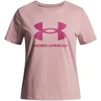 Under Armour Big Logo T-Shirt pink - YXL
