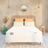 Matratze Origine, 651 Taschenfedern, Mittelfest, 27 Cm beige 90 x 200 cm