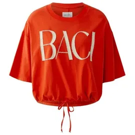 Oui Boxy T-Shirt Rot 42