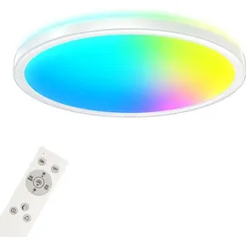 Briloner Led Deckenleuchte Smart Rgb Bluetooth Wifi Timer Alexa weiß 22w Ø42cm Briloner