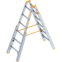 Layher Treppenstehleiter Topic 1061 2 x 6 Sprossen