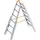 Layher Treppenstehleiter Topic 1061 2 x 6 Sprossen