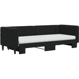 vidaXL Tagesbett 80 x 200 cm Schwarz