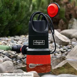 SCHEPPACH Schmutzwasserkombipumpe DWP750 750W 20000 L/h
