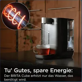 Brita CUBE Heißwasserspender, Schwarz