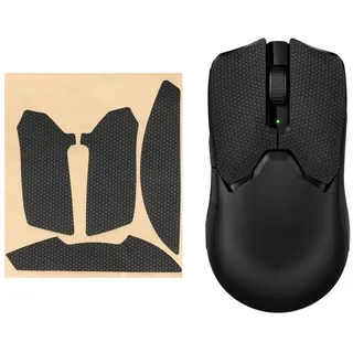 kwmobile Gaming Maus Grip Tape kompatibel mit Razer Viper V2 Pro Maus - Rutschfestes Griffband für PC Maus - Schwarz