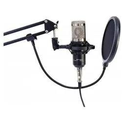 Mikrofon LTC ''STM200-Plus'' ideal für z.B. Podcast oder Streaming, Plug&Play, USB