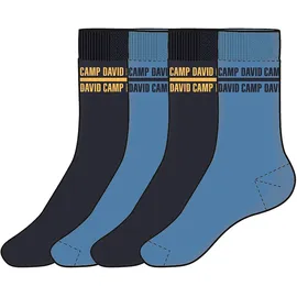 Camp David casual Socken 4er Pack Paris Blau 43-46