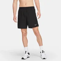 Nike Dri-FIT Challenger 7" Laufshorts Herren 010 black/black/black/reflective silv XXL