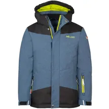 TROLLKIDS KIDS NOREFJELL JACKET Mystic Blau/Glow Grün 140