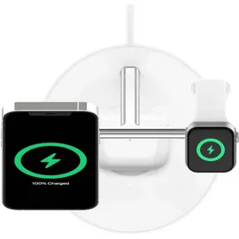 Belkin BoostCharge Pro 3in1 - kabelloses Ladegerät + AC-Netzteil