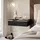 lookway Nachtschrank Aurora 48 x 15 x 38 cm Schwarz