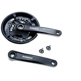 Shimano FC-MT101 Kettenradgarnitur Schwarz Einheitsgröße