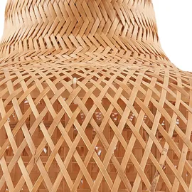LUCANDE Rasmina 1-flg. 50 cm Holz hell, schwarz