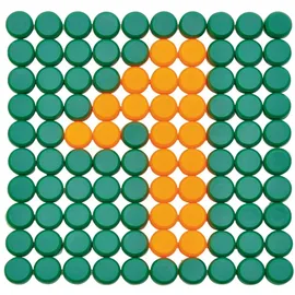 Eduplay Knopf-Mosaik Spielzeug Set) 1010 Stück mehrfarbig,