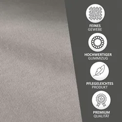 Spannbettlaken Jersey 100% Baumwolle 120-130x200 cm Grau