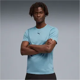 Puma TAD Essentials Heather Cat Tee blau L