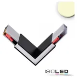 ISOLED Eckverbinder 90° für Hängeleuchte Linear Up+Down, 3W, schwarz, warmweiß