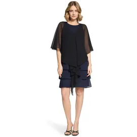 Vera Mont Damen 0071/4825 Stola, schwarz, L
