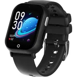 DCU TECNOLOGIC Littleone 4G BT 50 mm Kunststoffgehäuse Schwarz Silikonarmband Schwarz One Size