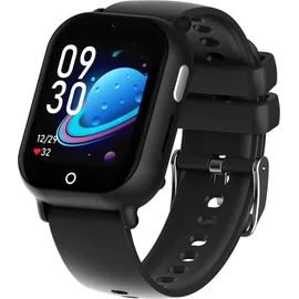 DCU TECNOLOGIC Littleone 4G BT 50 mm Kunststoffgehäuse Schwarz Silikonarmband Schwarz One Size