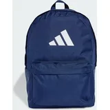 Adidas Classic 3-Streifen Logo Rucksack, Dark Blue/White, 27.4 L - IS7049