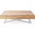 WFL GROUP Cavetta Braun Eiche 120-200 x 80 x 27-76 cm