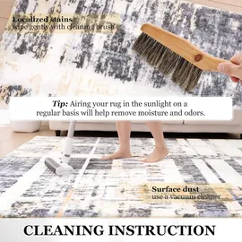 luxuskollektion Teppich Flauschig Gelb Grau 160x230 Moderner Schwamm