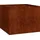 vidaXL Rostig 100 x 100 x 80 cm Braun