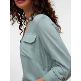 Vero Moda VMBUMPY L/S SHIRT NEW WVN GA NOOS Grau L
