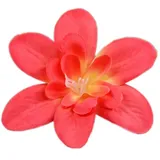 10x Künstliche Blumen Orchidee,8cm Seidenblume Köpfe KunstOrchidee,Kunstblumen Orchidee,Künstlich Blumenkopf Deko-Blüten Orchideeblumen für Thanksgiving Party Tischdeko DIY Kleidung Deko,Rot A