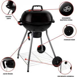 ARTI CASA Kugelgrill schwarz