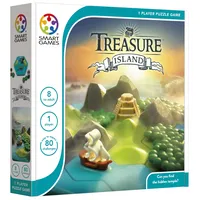 SmartGames - Treasure Island, Puzzle Game with 80 Challenges,