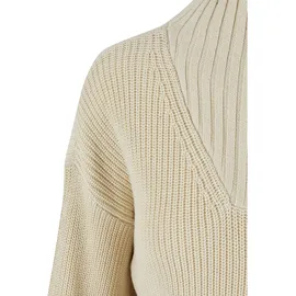 URBAN CLASSICS Oversized Knit Troyer Beige XL