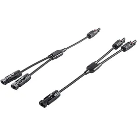 Offgridtec 2-fach Abzweigbuchsen Y-Verbinder inkl. Kabelverlängerung
