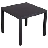 bene living Tarifa Gartentisch 90 x 90 x 75 cm Grau