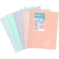 Clairefontaine 5x Koverbook Blush PP, Spiralbindung, DIN A4 80