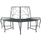 vidaXL Baumbank 160 x 80 x 89 cm Grau
